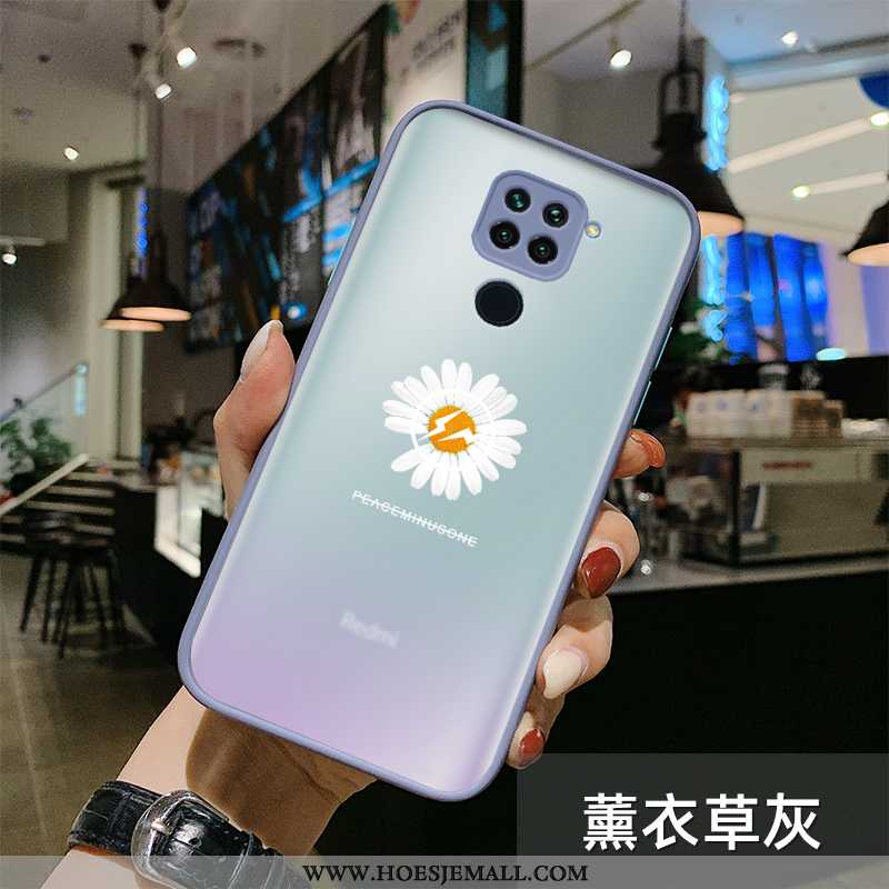 Hoesje Xiaomi Redmi Note 9 Zacht Siliconen Lovers Scheppend Doorzichtig Mobiele Telefoon Groen