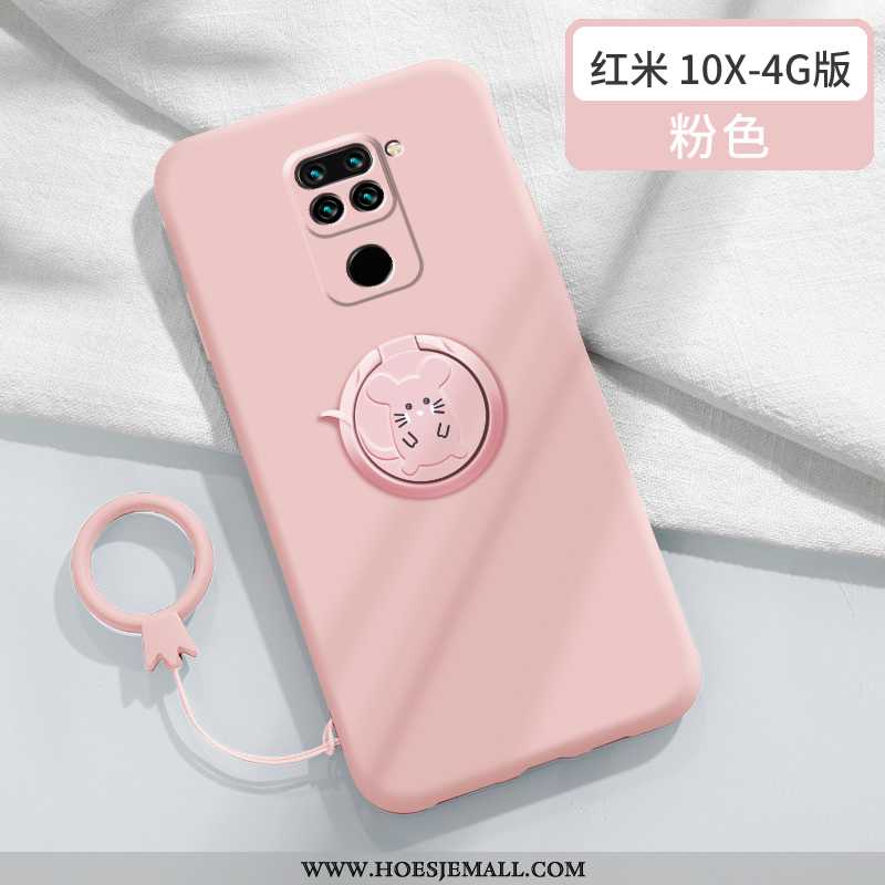 Hoesje Xiaomi Redmi Note 9 Bescherming Persoonlijk Mobiele Telefoon Ring Rood Mini Blauwe