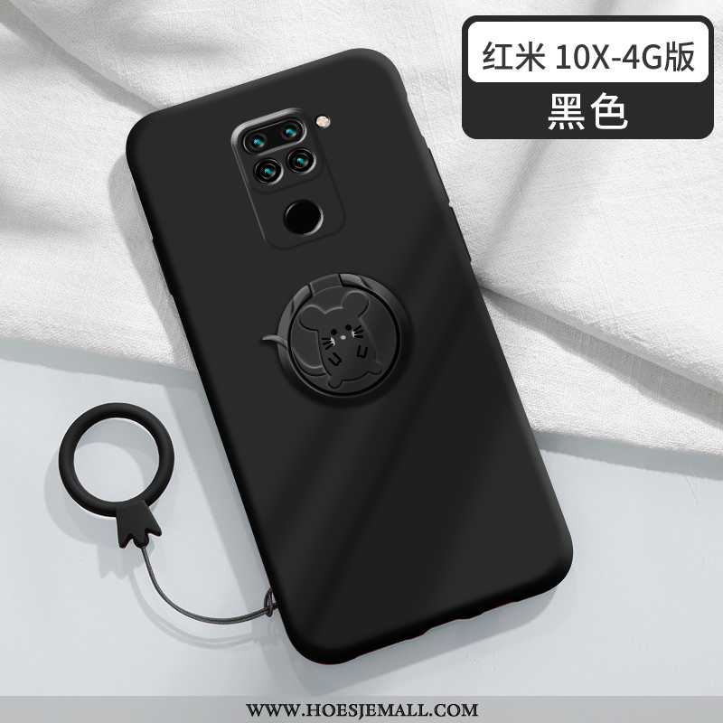 Hoesje Xiaomi Redmi Note 9 Bescherming Persoonlijk Mobiele Telefoon Ring Rood Mini Blauwe