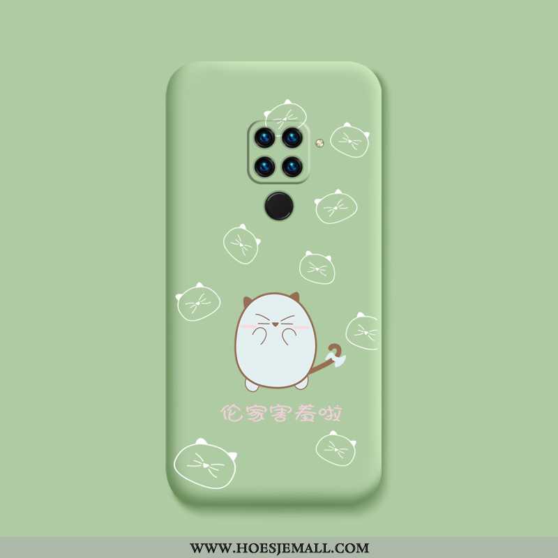 Hoesje Xiaomi Redmi Note 9 Scheppend Spotprent Persoonlijk Zacht Mooie Hoes All Inclusive Groen