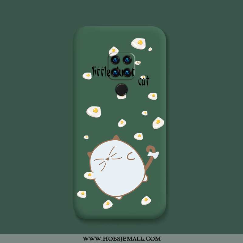 Hoesje Xiaomi Redmi Note 9 Scheppend Spotprent Persoonlijk Zacht Mooie Hoes All Inclusive Groen