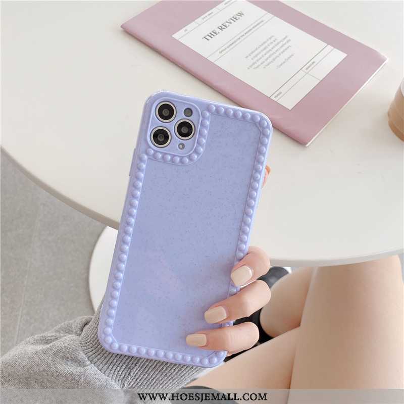 Hoes iPhone 11 Pro Max Zacht Siliconen Hoesje Anti-fall Lovers Scheppend Mobiele Telefoon Groen