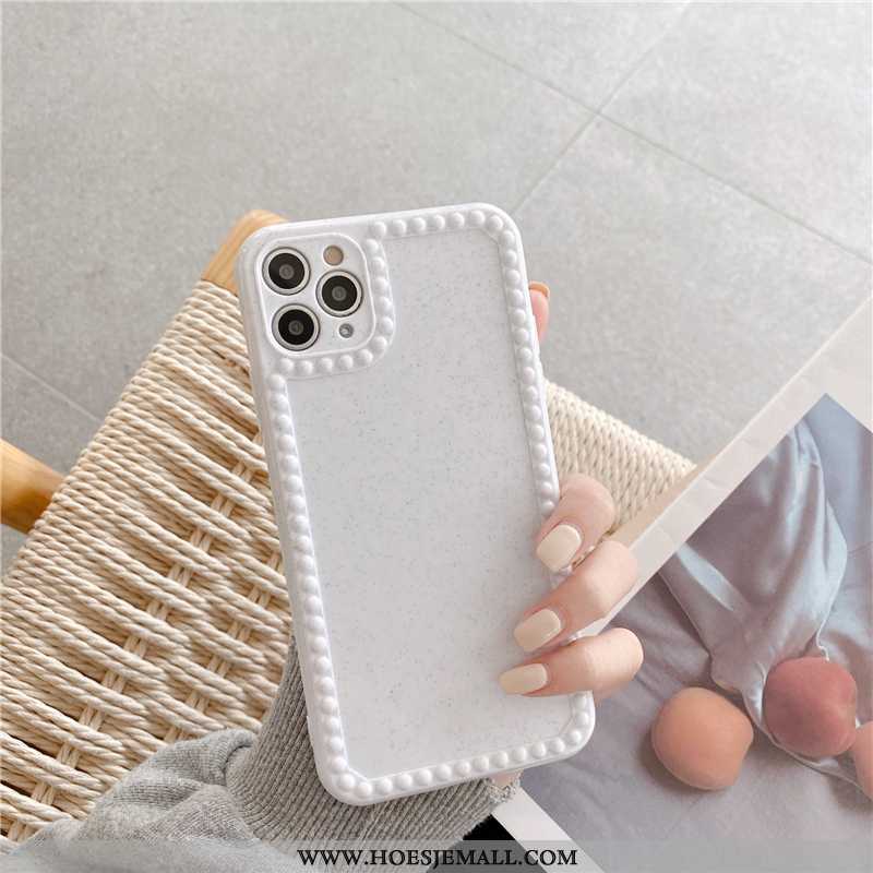 Hoes iPhone 11 Pro Max Zacht Siliconen Hoesje Anti-fall Lovers Scheppend Mobiele Telefoon Groen