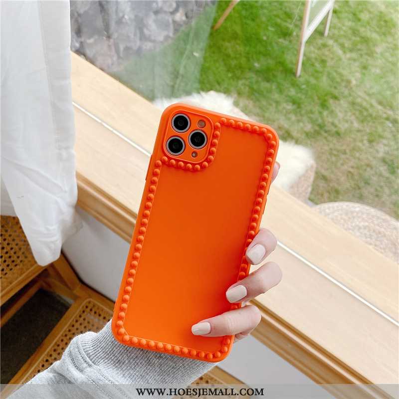 Hoesje iPhone 11 Pro Max Scheppend Zacht Groen Wind Anti-fall Snoep Kleur