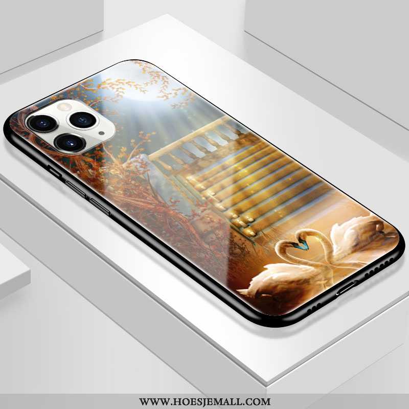 Hoesje iPhone 11 Pro Persoonlijk Trend Geel Lovers Mobiele Telefoon Tempereren Glas