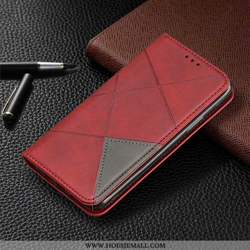 Hoes iPhone 11 Pro Leren Hoesje Portemonnee Rood Kaart Folio All Inclusive