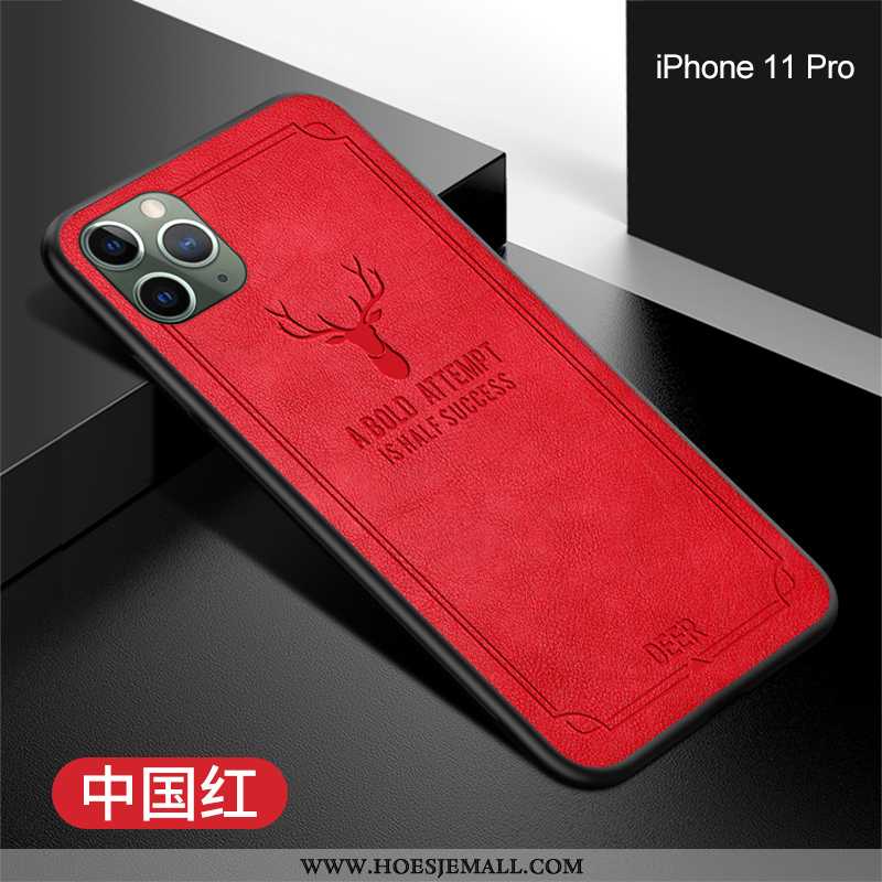 Hoesje iPhone 11 Pro Trend Super High End All Inclusive Net Red Bescherming Rood