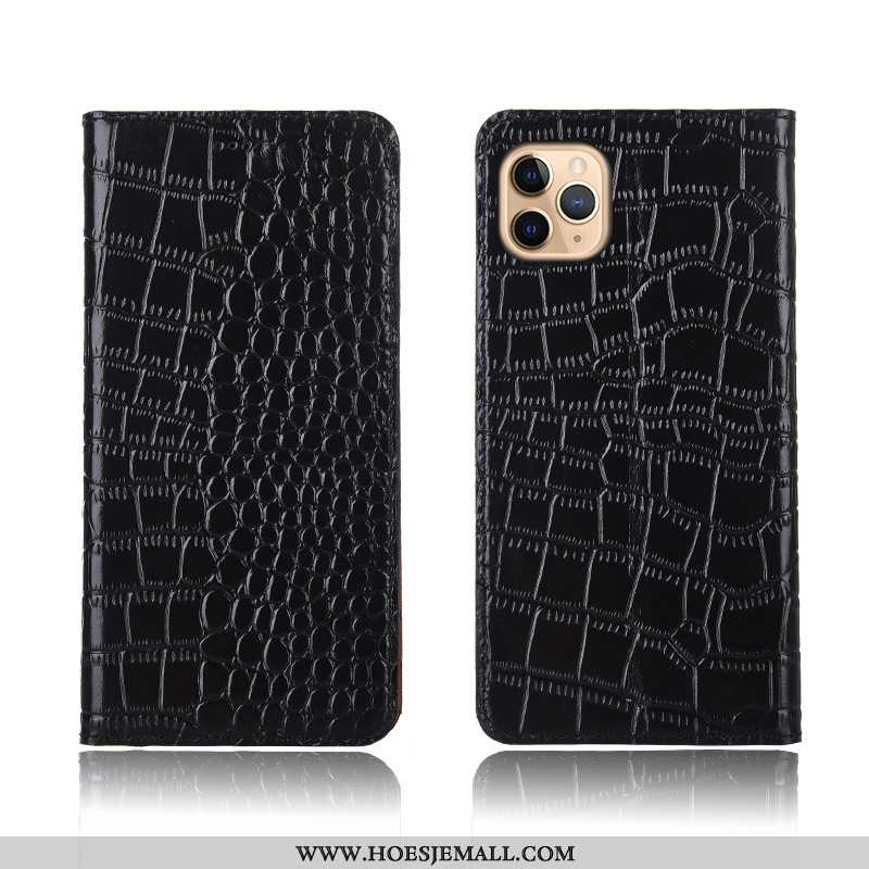 Hoes iPhone 11 Pro Siliconen Bescherming All Inclusive Clamshell Hoesje Anti-fall Zwarte