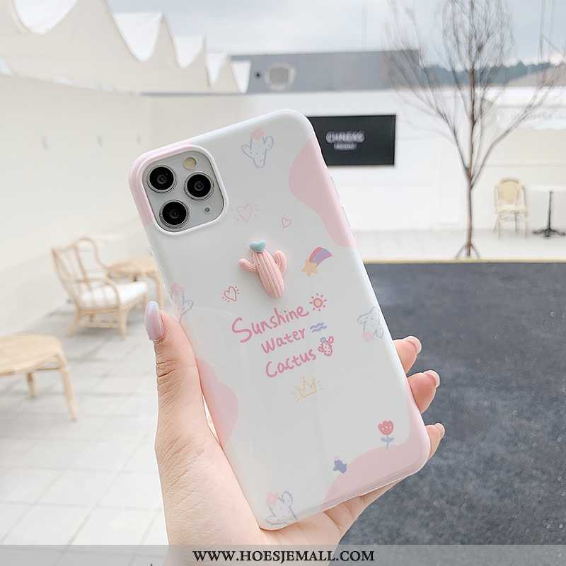 Hoes iPhone 11 Pro Persoonlijk Super Roze Hoesje Mobiele Telefoon Zacht