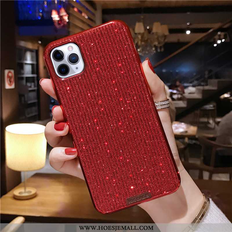 Hoes iPhone 11 Pro Siliconen Persoonlijk Rood Trend All Inclusive Hoesje Licht