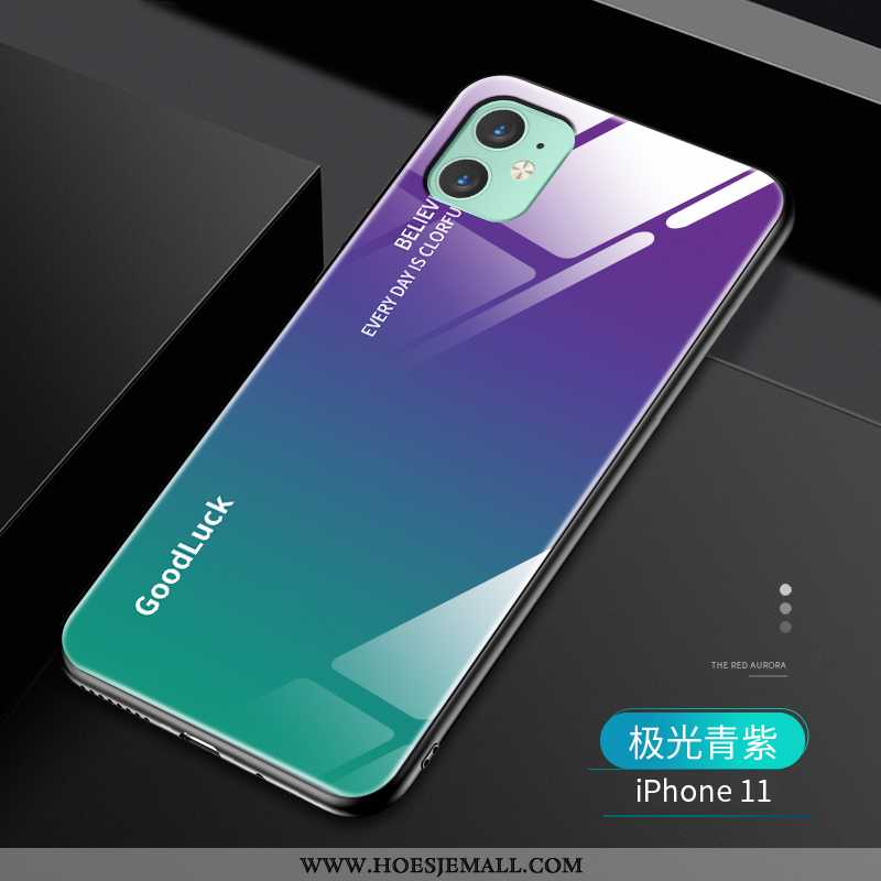 Hoes iPhone 11 Super Dun Zacht Persoonlijk Purper Scheppend Rood