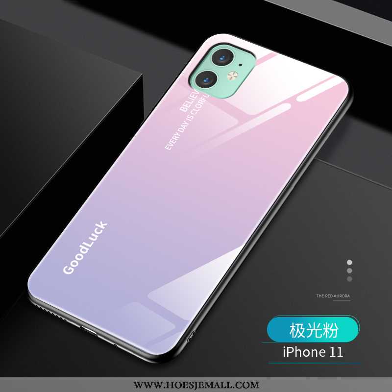 Hoes iPhone 11 Super Dun Zacht Persoonlijk Purper Scheppend Rood