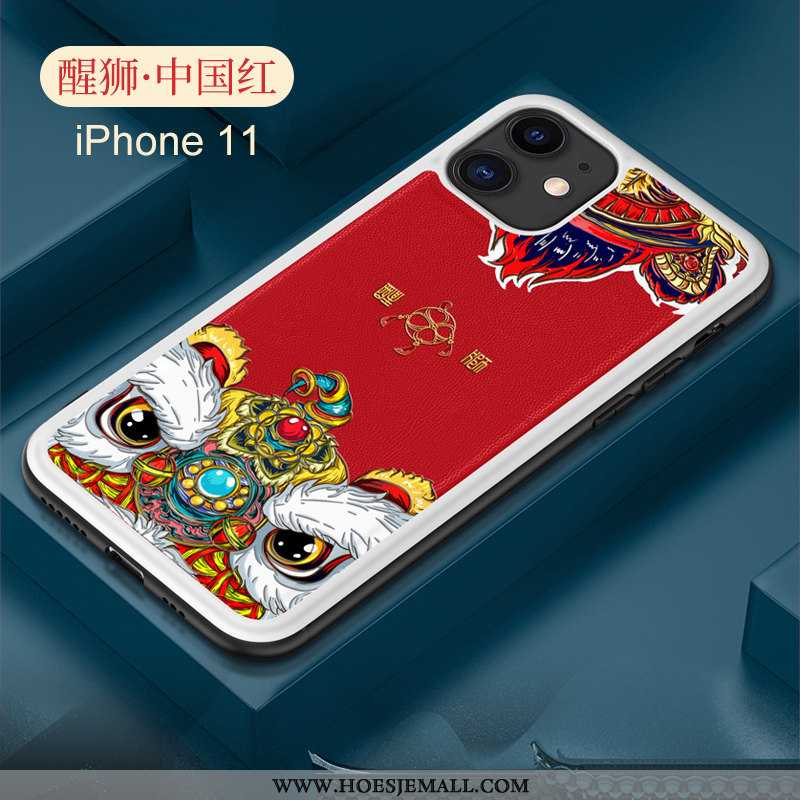Hoes iPhone 11 Siliconen Bescherming Trend Zacht Rood Dun