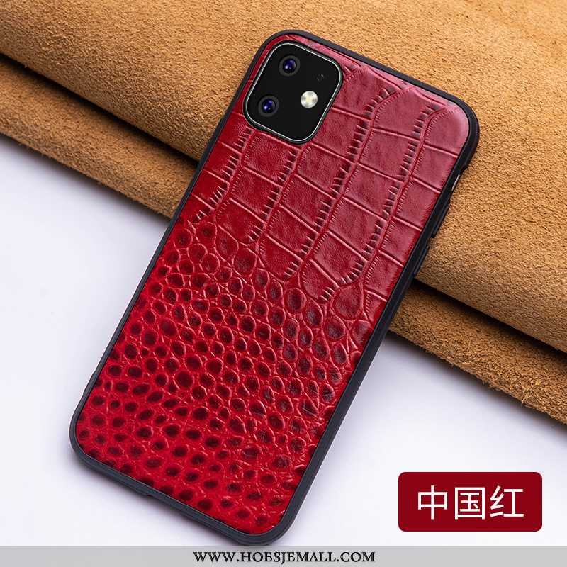 Hoes iPhone 11 Trend Super Zacht Kwaliteit Scheppend Hoesje Rood