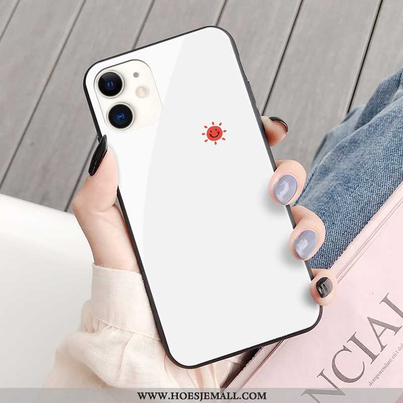 Hoes iPhone 11 Persoonlijk Scheppend Zon Wit Hoesje Lovers Mini Witte