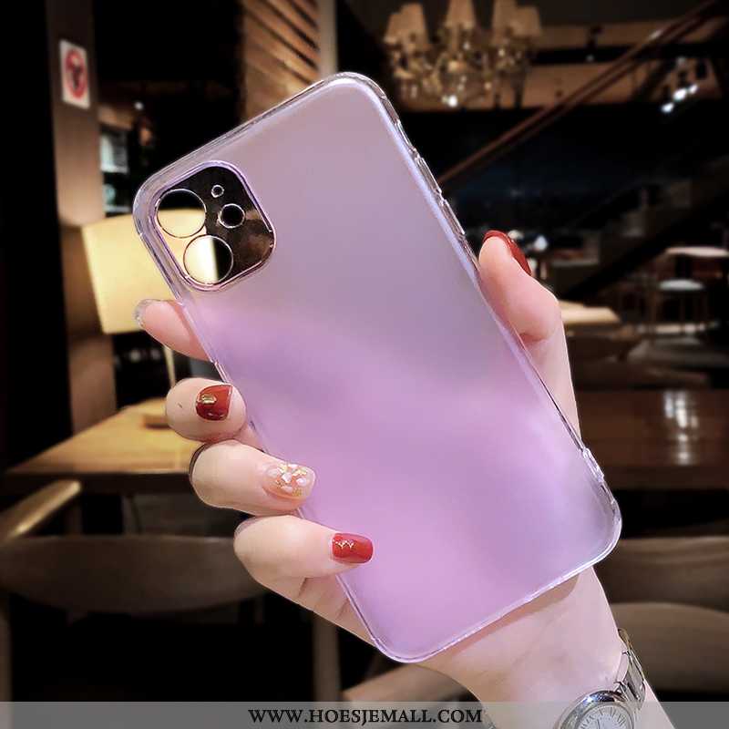 Hoesje iPhone 11 Trend Super Dun Wind Net Red Schrobben Purper