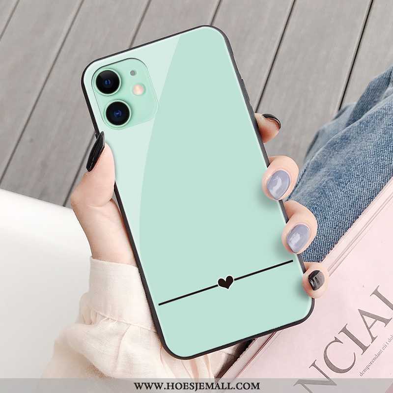 Hoes iPhone 11 Persoonlijk Bescherming Groen Hoesje Lovers Eenvoudige