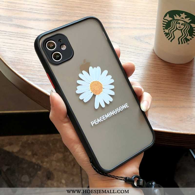 Hoesje iPhone 11 Bescherming Siliconen Madeliefjes Mobiele Telefoon Groen Hoes