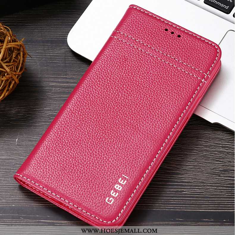 Hoesje iPhone 11 Leer Bescherming Mobiele Telefoon Hoes Anti-fall Persoonlijk All Inclusive Rood