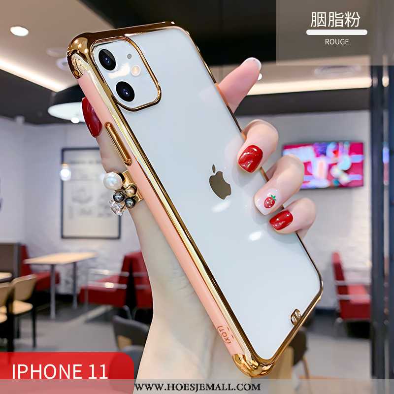 Hoes iPhone 11 Super Dun Wind All Inclusive Eenvoudige Mobiele Telefoon Rood