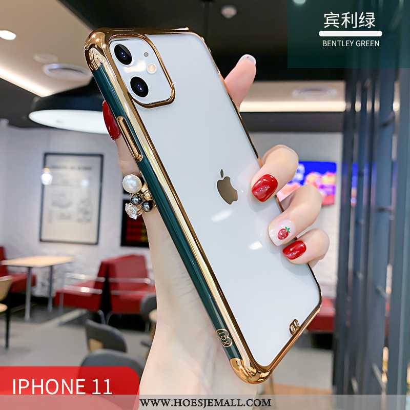 Hoes iPhone 11 Super Dun Wind All Inclusive Eenvoudige Mobiele Telefoon Rood