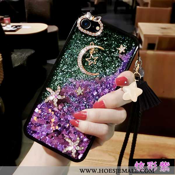 Hoesje iPhone 6/6s Plus Trend Siliconen Scheppend Drijfzand Stromen All Inclusive Persoonlijk Purper