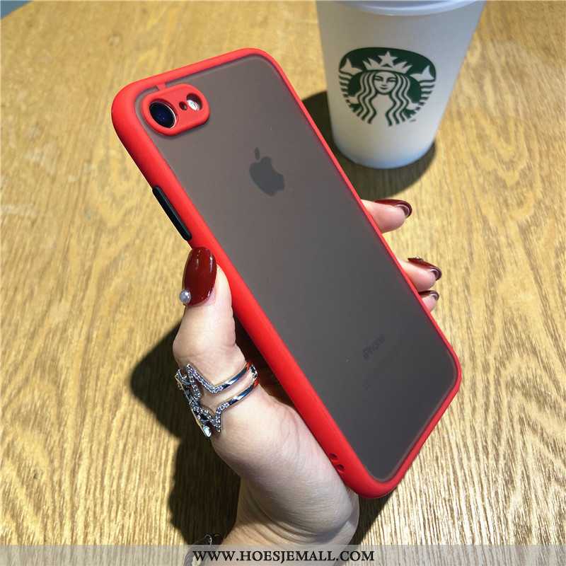 Hoesje iPhone 6/6s Plus Trend Siliconen Voelen Net Red All Inclusive Doorzichtig Groen