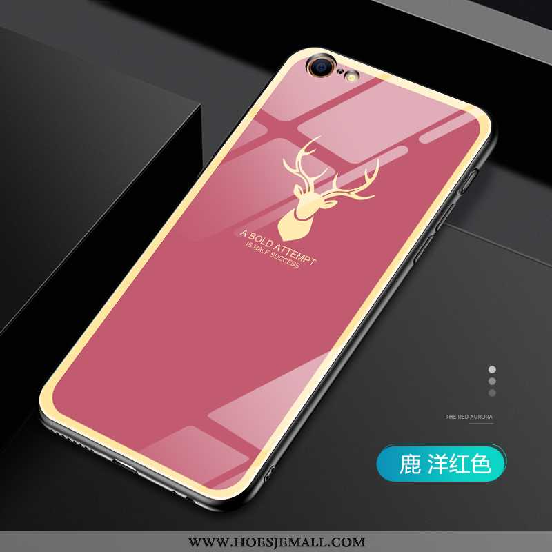 Hoesje iPhone 6/6s Plus Persoonlijk Scheppend Anti-fall Bescherming Hoes Trend Rood