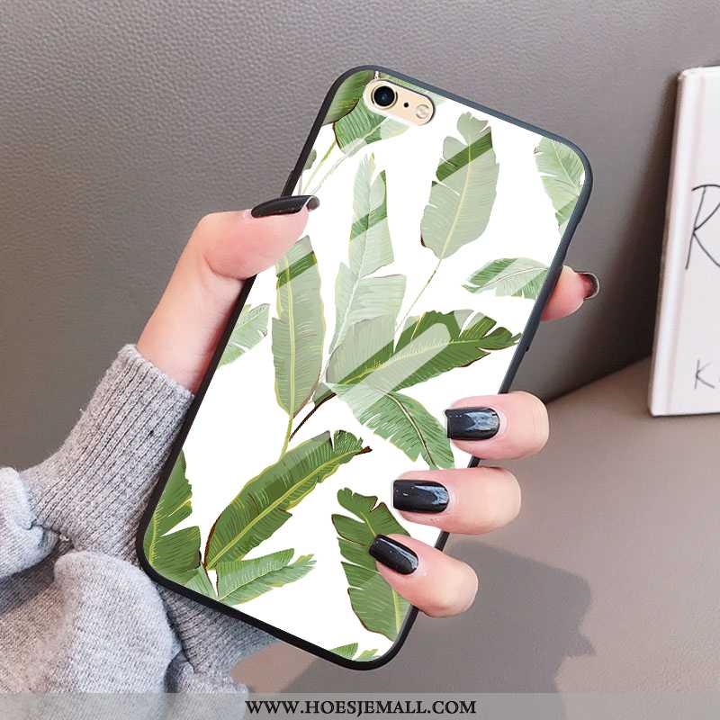 Hoes iPhone 6/6s Plus Trend Super Glas Hoesje Dun Zacht Anti-fall Groen