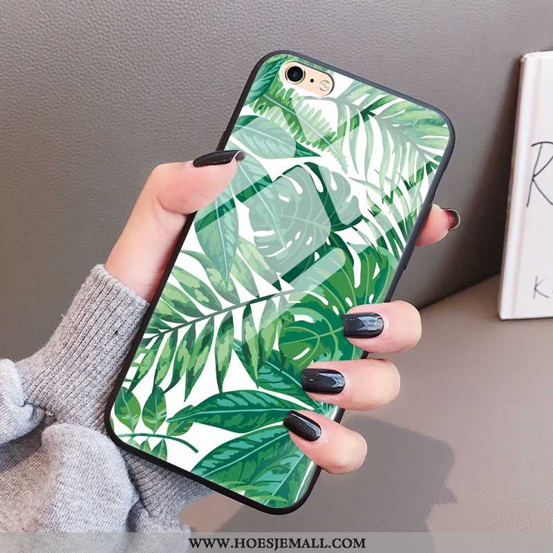 Hoes iPhone 6/6s Plus Trend Super Glas Hoesje Dun Zacht Anti-fall Groen