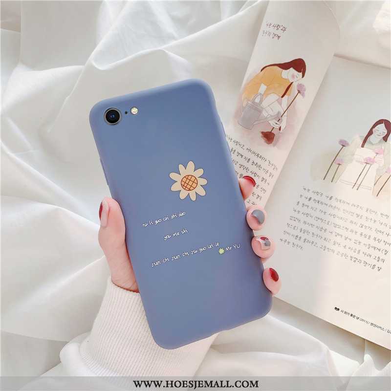 Hoes iPhone 6/6s Plus Siliconen Bescherming Hoesje Schrobben All Inclusive Mobiele Telefoon Blauwe