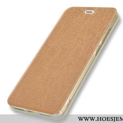 Hoesje iPhone 6/6s Plus Zacht Bescherming Mobiele Telefoon Hoes Goud Folio Leren Gouden