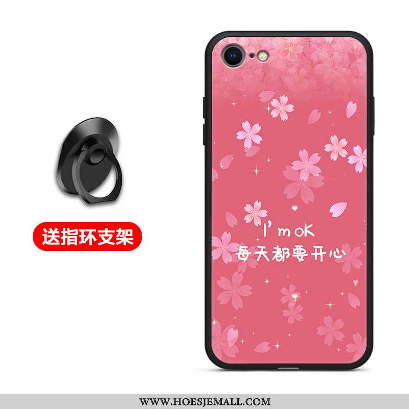 Hoesje iPhone 6/6s Plus Siliconen Bescherming Zacht Rood Hoes Mobiele Telefoon