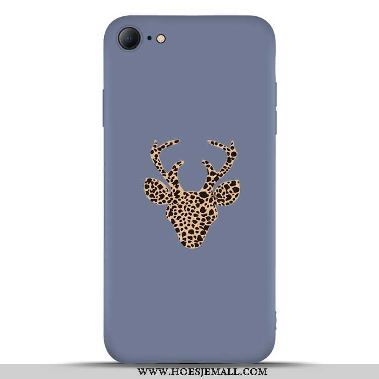 Hoesje iPhone 6/6s Bescherming Mode Tempereren Anti-fall Persoonlijk All Inclusive Donkerblauwe