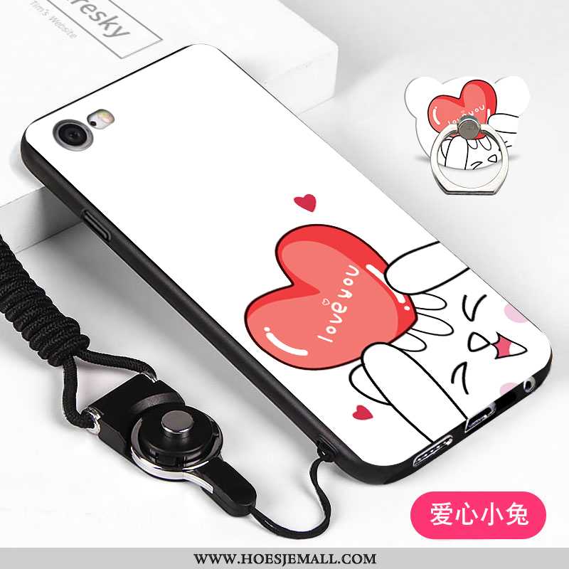 Hoesje iPhone 6/6s Hanger Zacht Hoes Anti-fall Mobiele Telefoon Zwart Zwarte