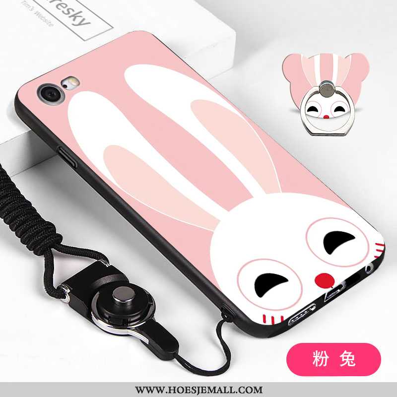 Hoesje iPhone 6/6s Hanger Zacht Hoes Anti-fall Mobiele Telefoon Zwart Zwarte