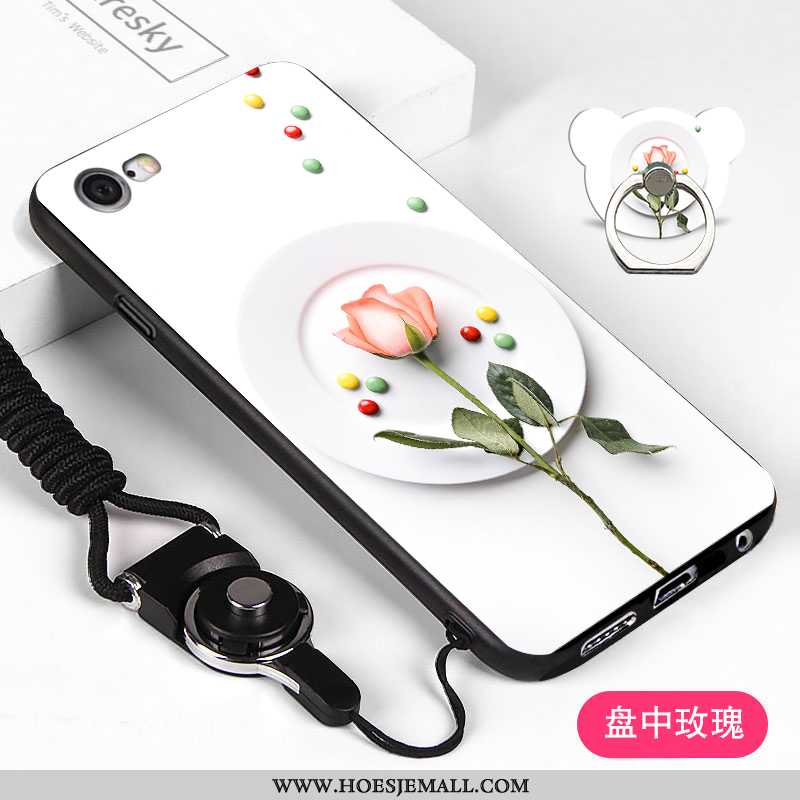 Hoesje iPhone 6/6s Hanger Zacht Hoes Anti-fall Mobiele Telefoon Zwart Zwarte