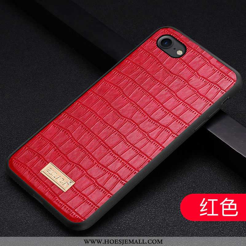 Hoesje iPhone 6/6s Mode Persoonlijk Mobiele Telefoon Bedrijf Trend Krokodil Rood