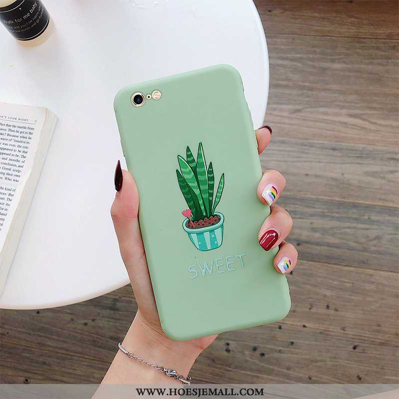 Hoesje iPhone 6/6s Scheppend Trend Mobiele Telefoon Bescherming Zacht All Inclusive Super Groen