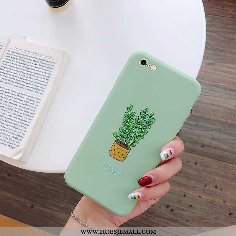 Hoesje iPhone 6/6s Scheppend Trend Mobiele Telefoon Bescherming Zacht All Inclusive Super Groen