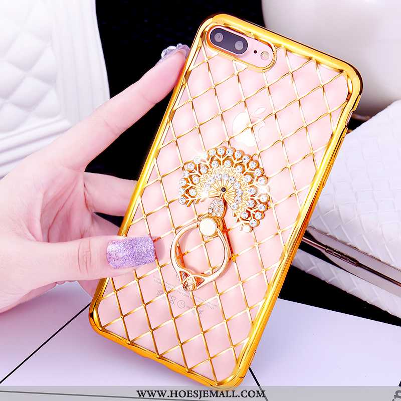 Hoesje iPhone 7 Plus Mooie Pu Ring Roze Hoes Mobiele Telefoon