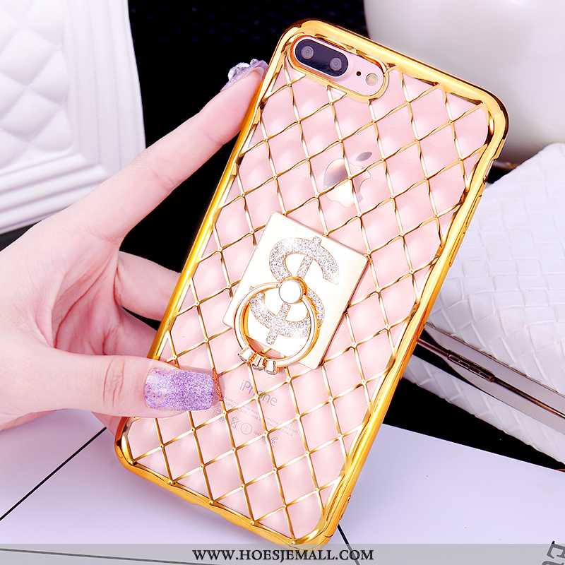 Hoesje iPhone 7 Plus Mooie Pu Ring Roze Hoes Mobiele Telefoon