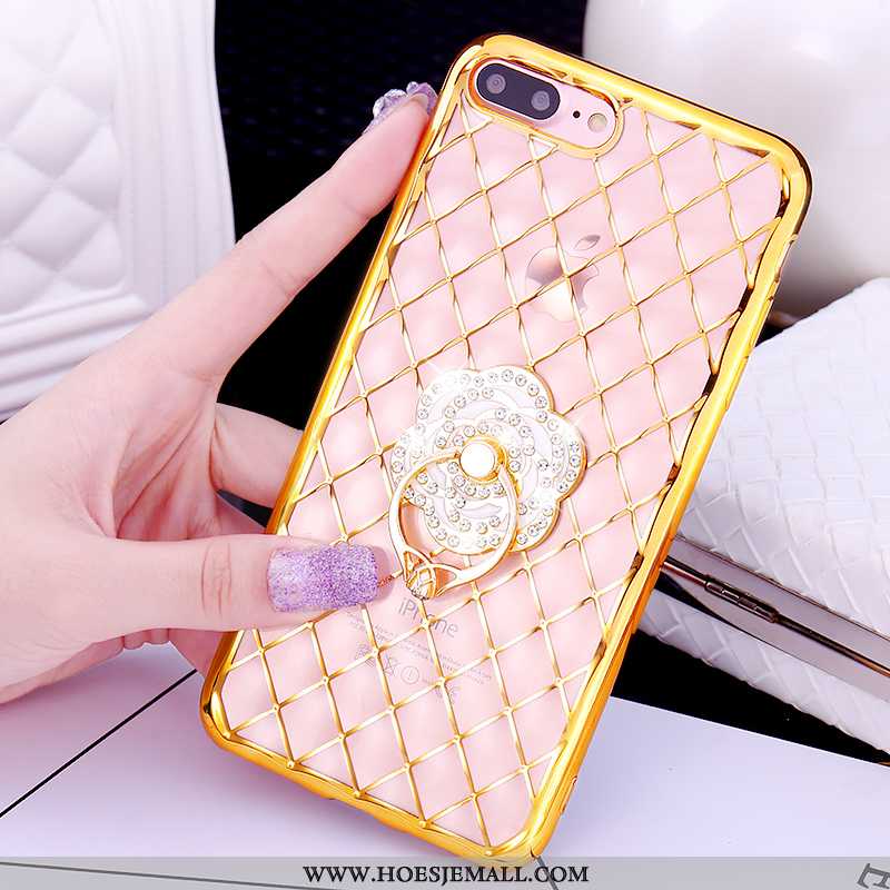 Hoesje iPhone 7 Plus Mooie Pu Ring Roze Hoes Mobiele Telefoon