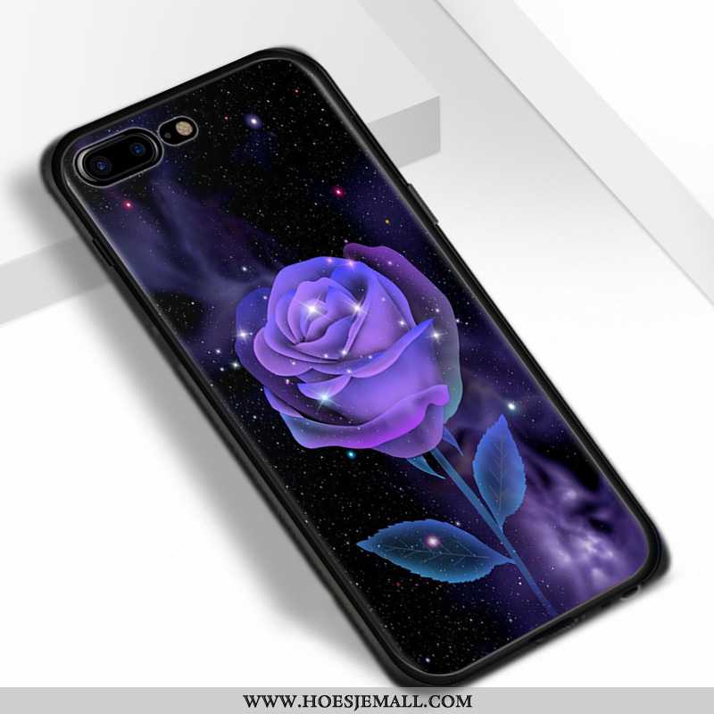 Hoes iPhone 7 Plus Bescherming Spotprent Lovers Roze Pu Mobiele Telefoon