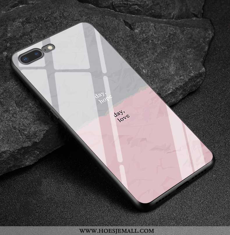 Hoesje iPhone 7 Plus Glas Bescherming Kleur Mobiele Telefoon Hoes Ruit