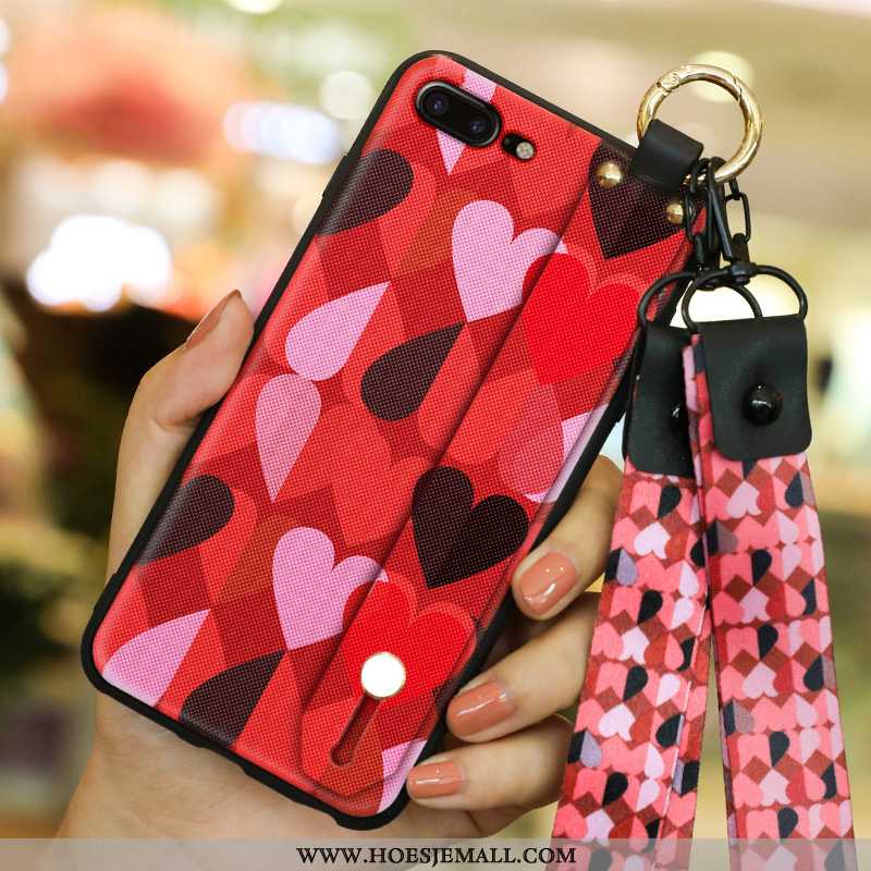 Hoesje iPhone 7 Plus Hanger Persoonlijk Bescherming Net Red Roze All Inclusive