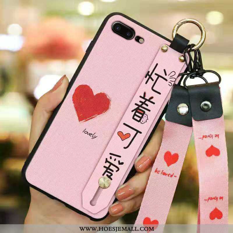 Hoesje iPhone 7 Plus Hanger Persoonlijk Bescherming Net Red Roze All Inclusive