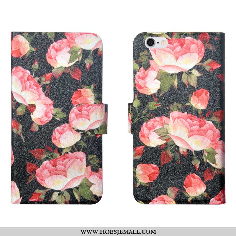 Hoes iPhone 7 Trend Zacht Persoonlijk Bescherming Leren Hoesje All Inclusive Net Red Blauwe