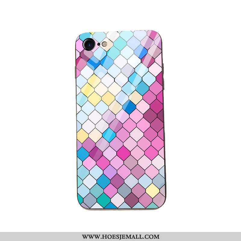 Hoesje iPhone 7 Zacht Siliconen Scheppend Patroon Glas Camouflage Persoonlijk