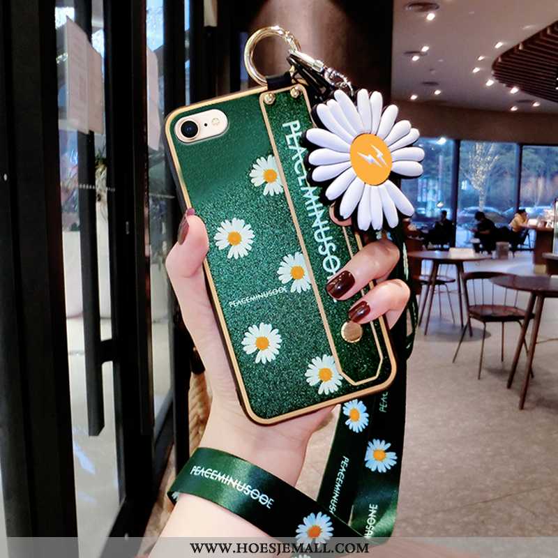 Hoes iPhone 7 Trend Siliconen Anti-fall Hanger Mobiele Telefoon Dragon Patroon Nieuw Groen